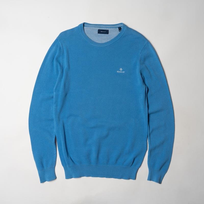 Uomo Gant Maglione Blu Cotone 38 / M / 46