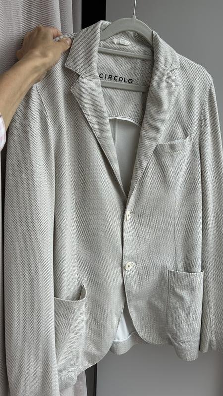 Мужской Circolo 1901 Пиджак Бежевый Хлопок 40 /L /