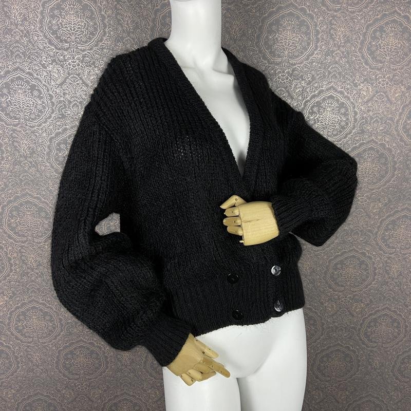 Women St Michael Sweater Black Acrylic 38 / M / 46
