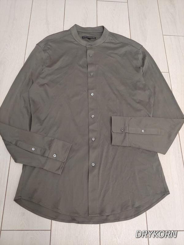 Men DRYKORN Shirt Khaki Cotton L