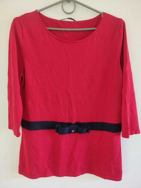 Женский Carolina Herrera Свитер Красный Трикотаж