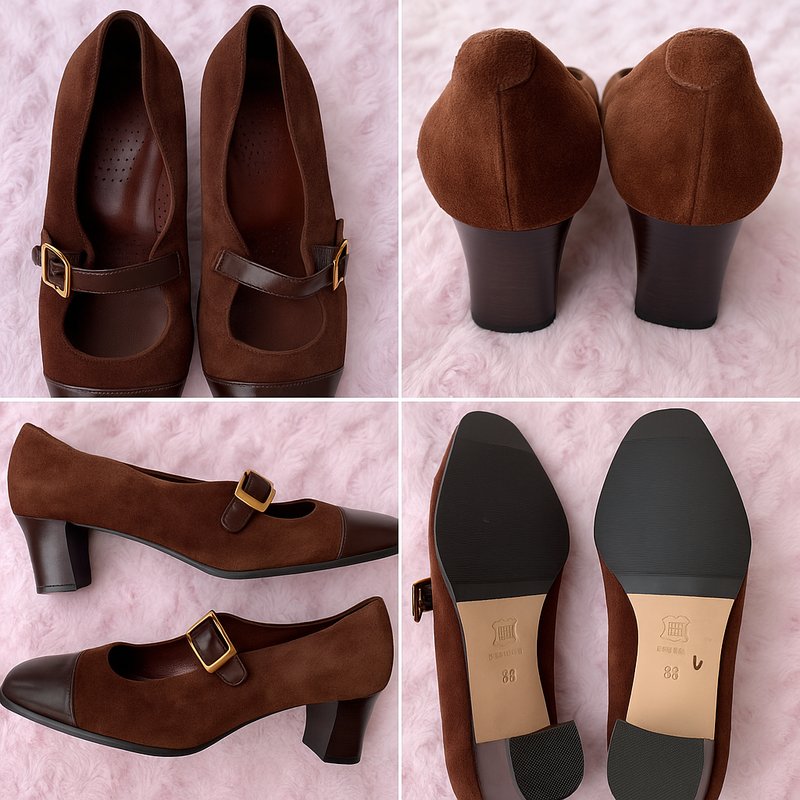 Donna PILON Milano Venezia Tacchi Marrone 38