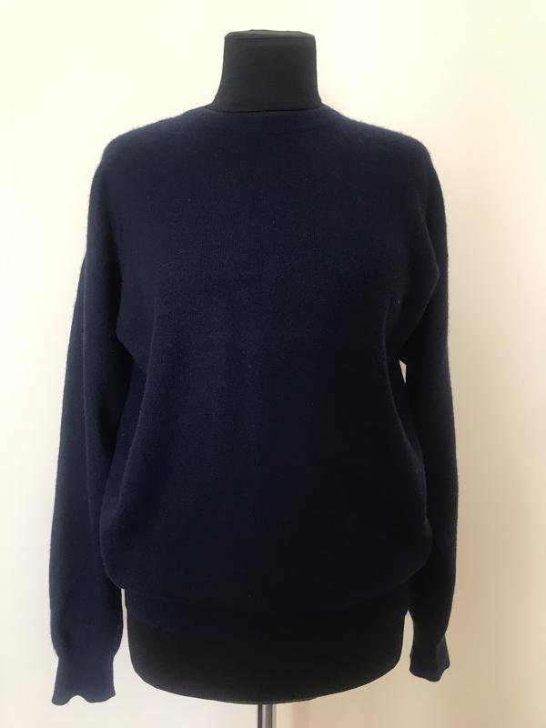 Damen Suitsupply Pullover Marineblau Kaschmir 40 /