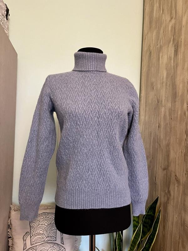 Femme Gran Sasso Pull Bleu Tricot 36