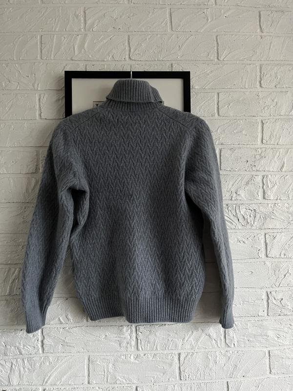 Femme Gran Sasso Pull Bleu Tricot 36