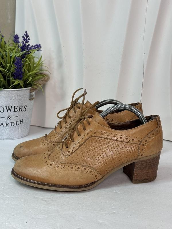Femme Bata Talons Marron Cuir 38