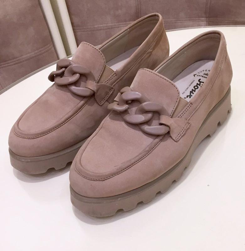 Women Sioux Loafers Beige Suede 41