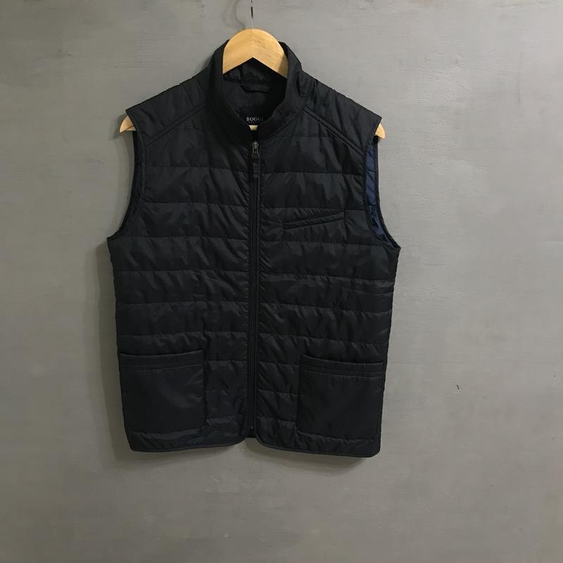 Men Boggi Milano Vest Navy Polyester 38 / M / 46