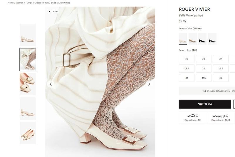 Женские Roger Vivier Туфли Розовые Кожа 36