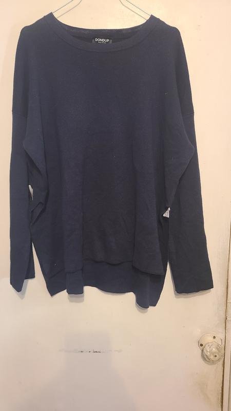 Femme Dondup Oversized Bleu Marine Viscose 40 / L