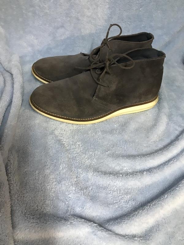 Uomo Dune Stivali Grigio Suede 40.5