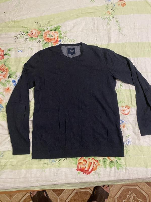 Herren JOOP! Pullover Marineblau Baumwolle 36 / S