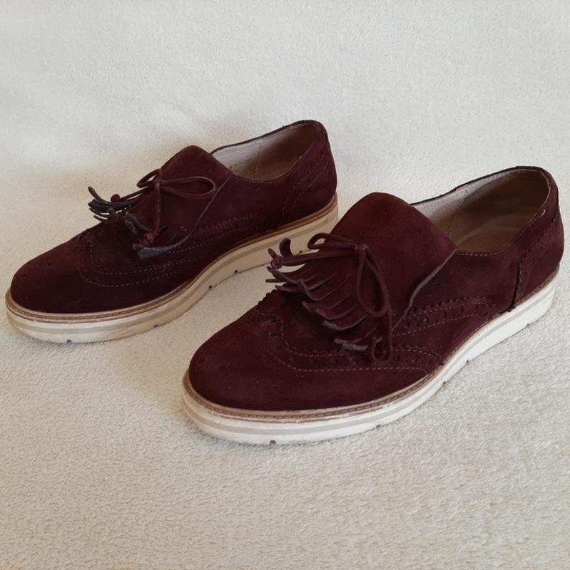 Donna Dune London Oxford Borgogna Suede 37
