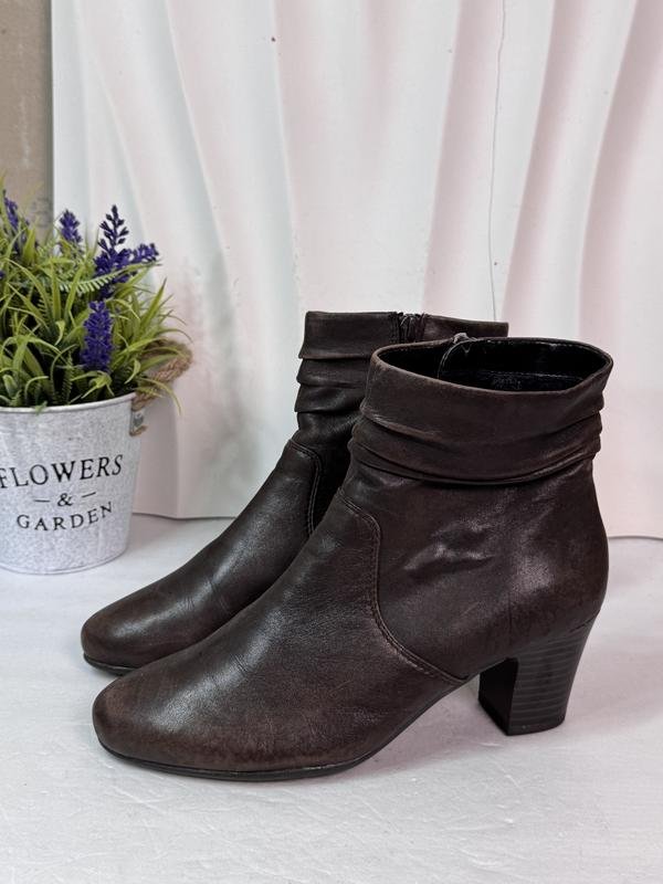 Femme 5th Avenue Bottines Marron Cuir 38