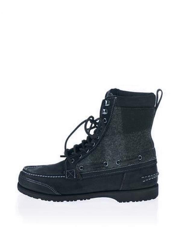 Uomo Sebago Stivali Grigio Pelle 41