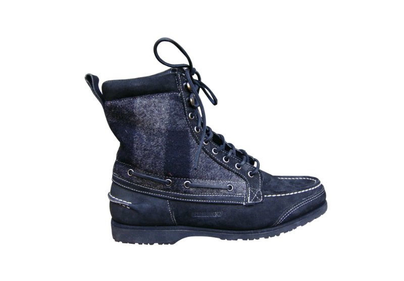 Uomo Sebago Stivali Grigio Pelle 41