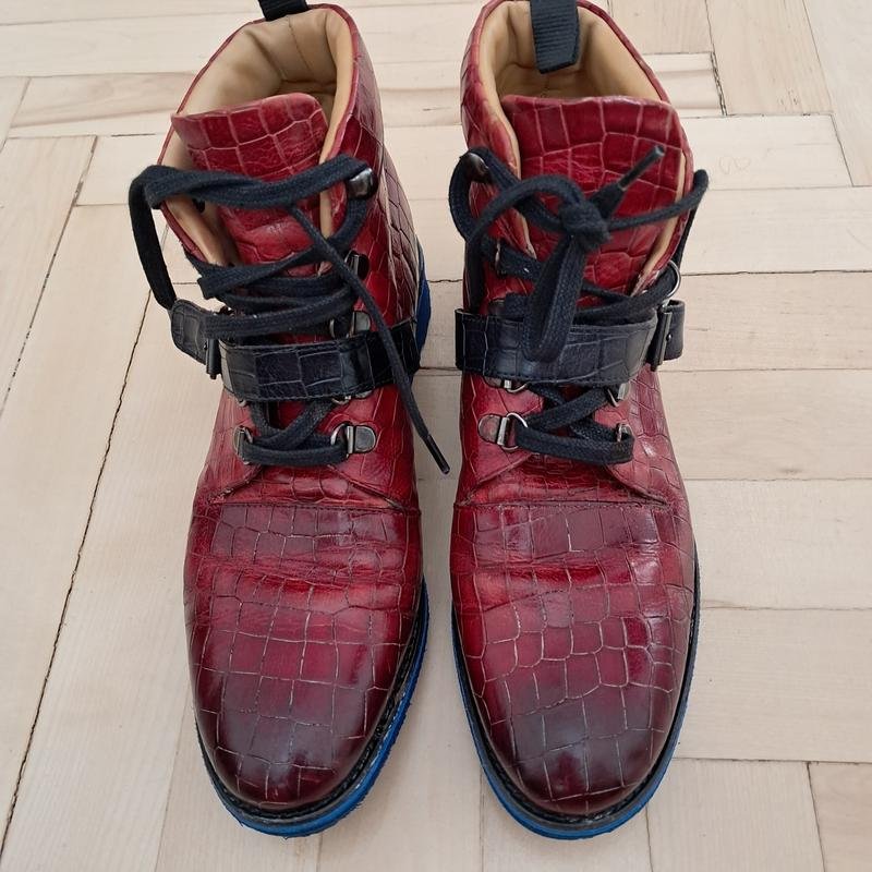 Damen Melvin & Hamilton Stiefel Rot Leder 38