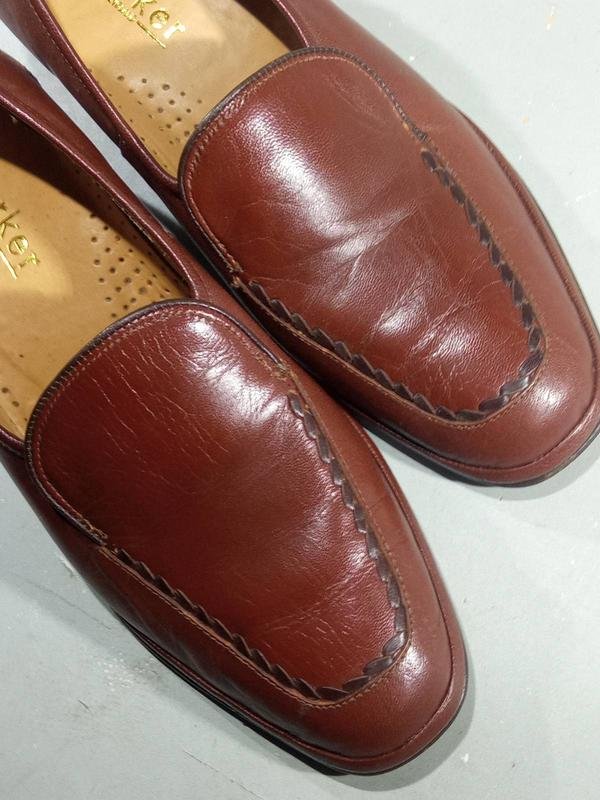 Women Barker Heels Brown Leather 34