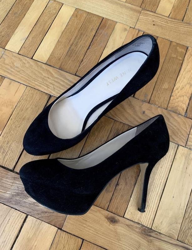 Donna Nine West Tacchi Nero Suede 38