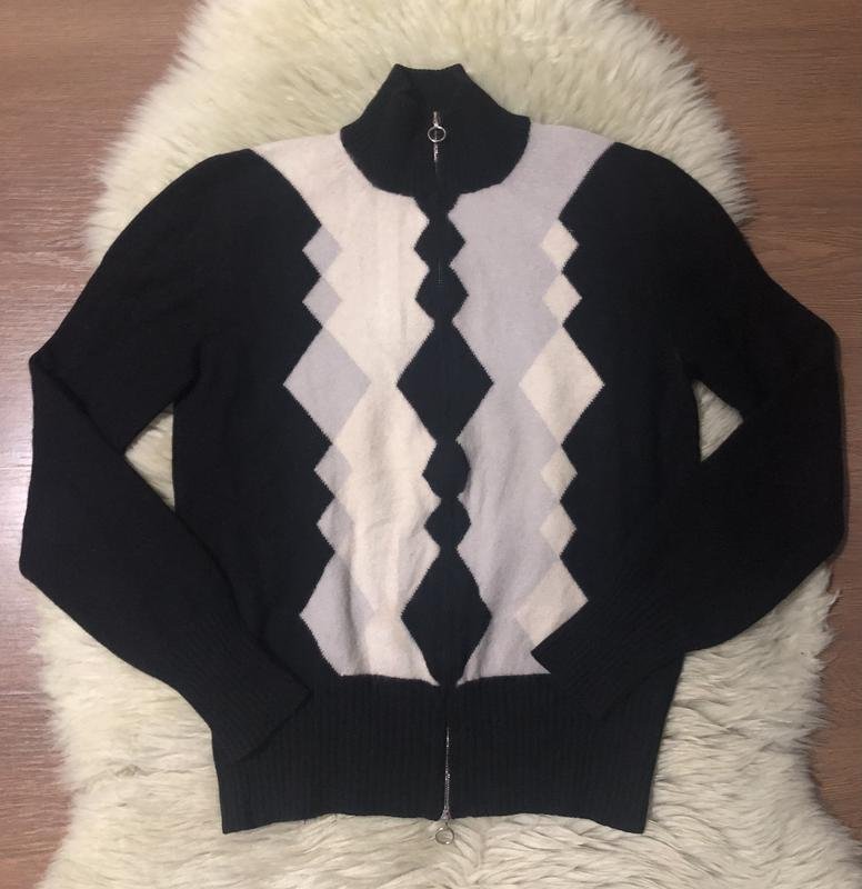 Мужской Cruciani Свитер Чёрный Кашемир 38 / M / 46