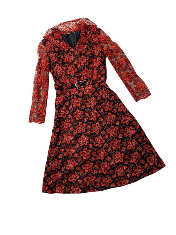 Женский Takashimaya Сукня Красный Шелк 36 / S / 44