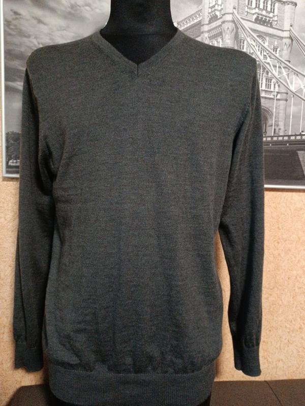 Homme Charles Tyrwhitt Pull Gris Laine 40 /L / 48