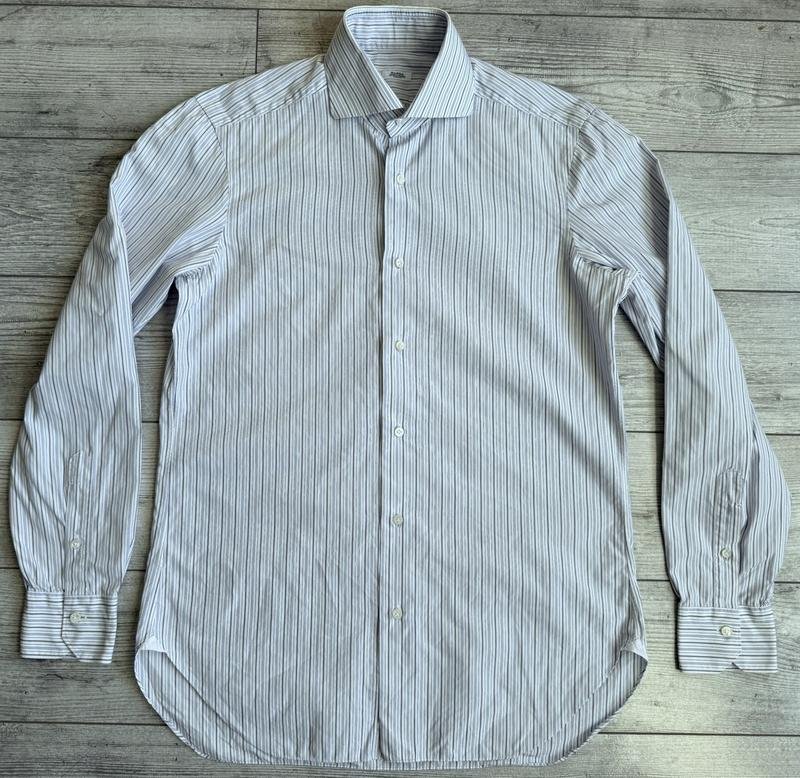 Men Barba Napoli Shirt White Cotton 38 / M / 46