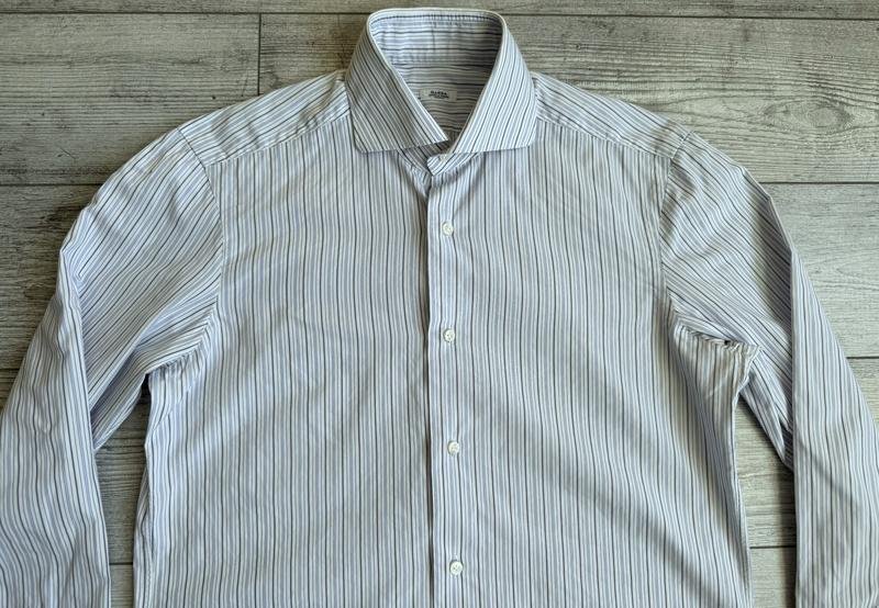 Men Barba Napoli Shirt White Cotton 38 / M / 46