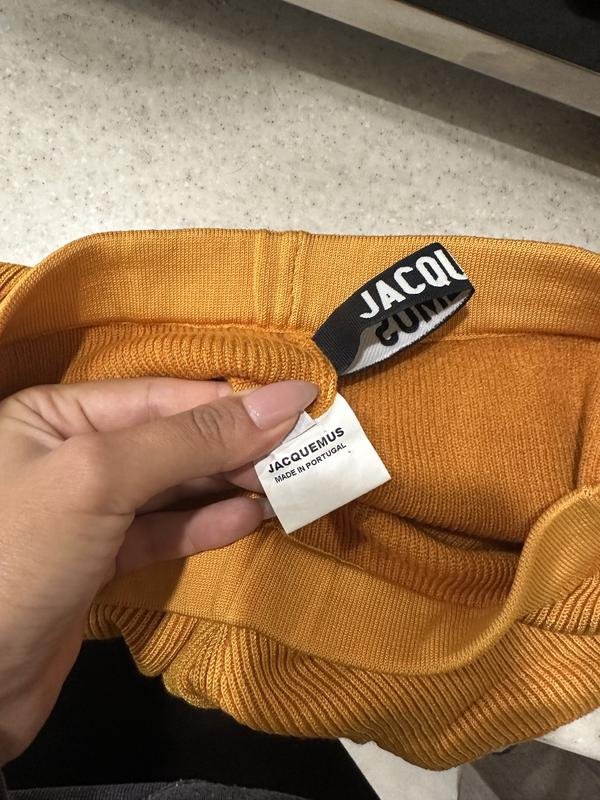 Женские Jacquemus Шорты Жёлтый Трикотаж 40