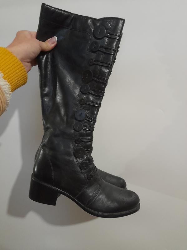 Donna Dune London Stivali Neri Pelle 39