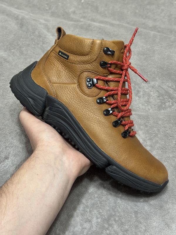 Herren Clarks Stiefel Braun Leder 41