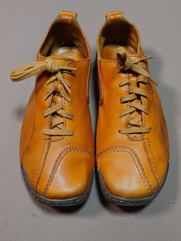 Homme Clarks Talons Moutarde Cuir 42