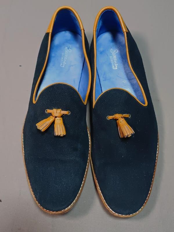 Homme Ana Garden Talons Noir Suède 43