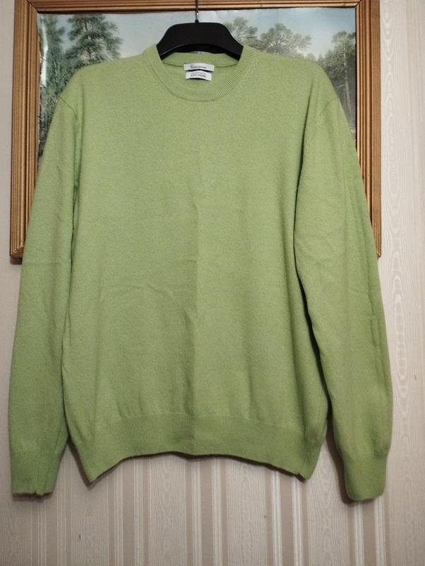 Мужской Camicissima Джемпер Салатовый Вискоза XL