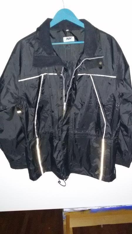 Herren Equipment Jacke Schwarz Nylon 44 / XXL / 52