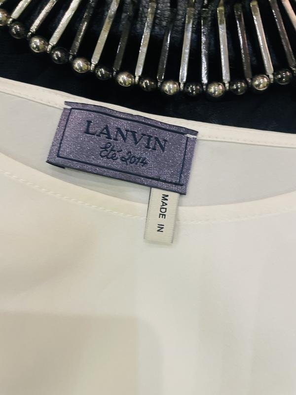 Женская Lanvin Блуза Бежевый Шелк 38 / M / 46