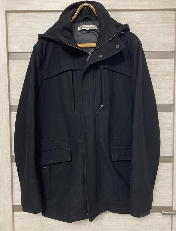 Herren Kenneth Cole Mantel Schwarz 40 /L / 48