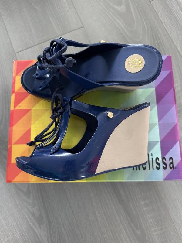 Damen Melissa Absätze Marineblau 35.5