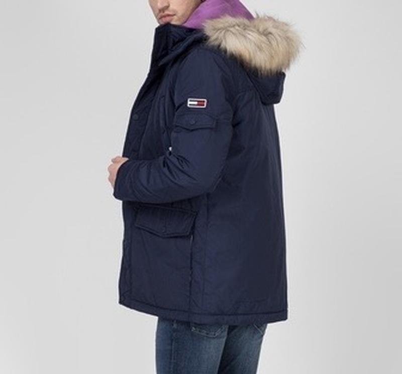 Homme Tommy Hilfiger Parka Bleu Marine 36 / S / 44