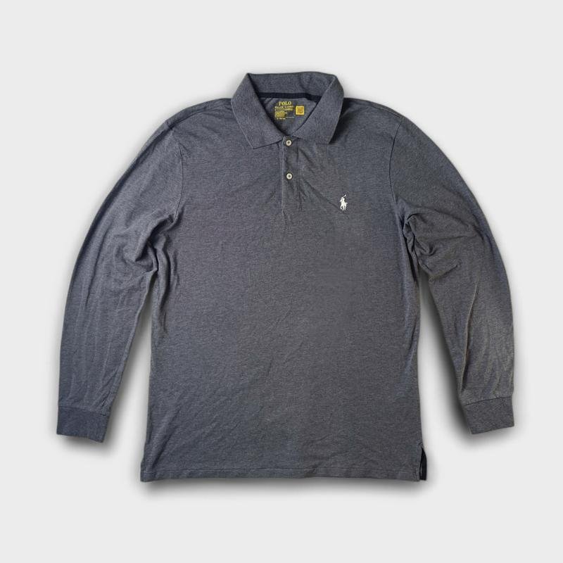 Men Polo Ralph Lauren Long Sleeve Grey 40 /L / 48