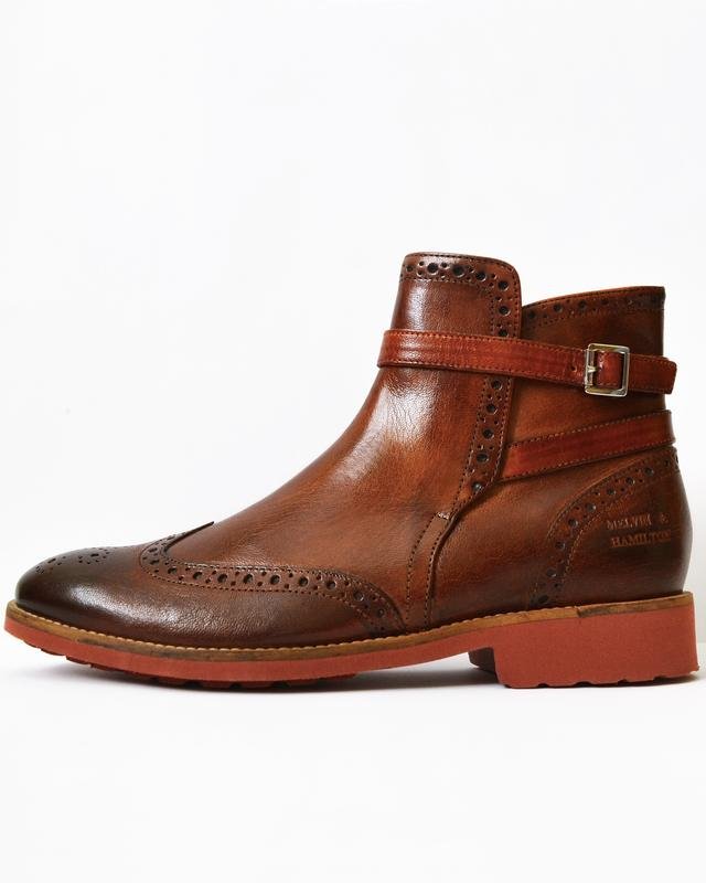 Women Melvin & Hamilton Boots Brown Leather 39