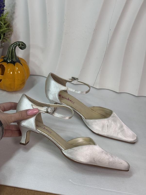 Femme Rainbow Talons Blanc Velours 40