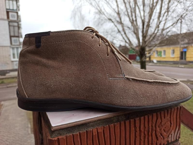 Uomo Floris Van Bommel Stivali Beige Suede 43