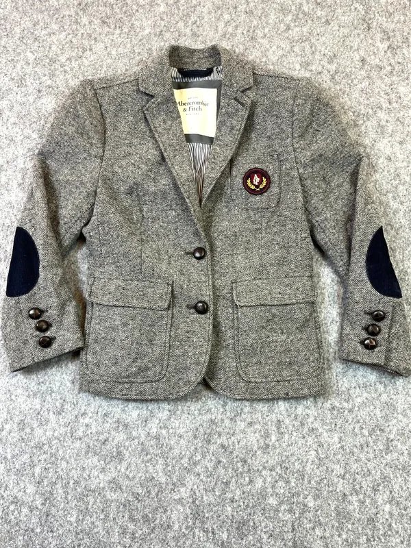 Женский Abercrombie & Fitch Пиджак Серый Хлопок 38