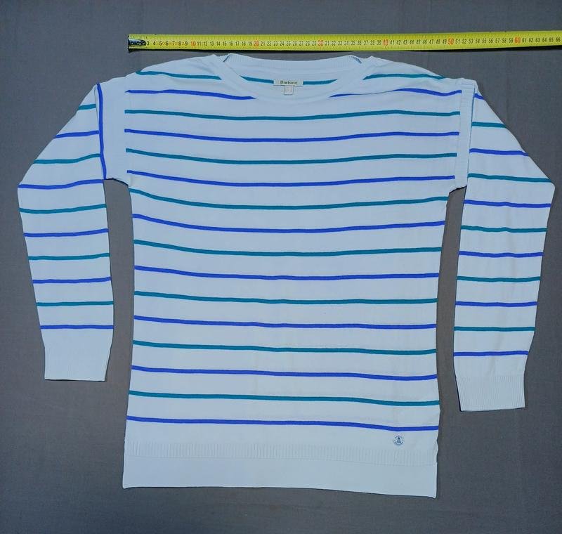 Damen Barbour Pullover Weiß Baumwolle 38 / M / 46