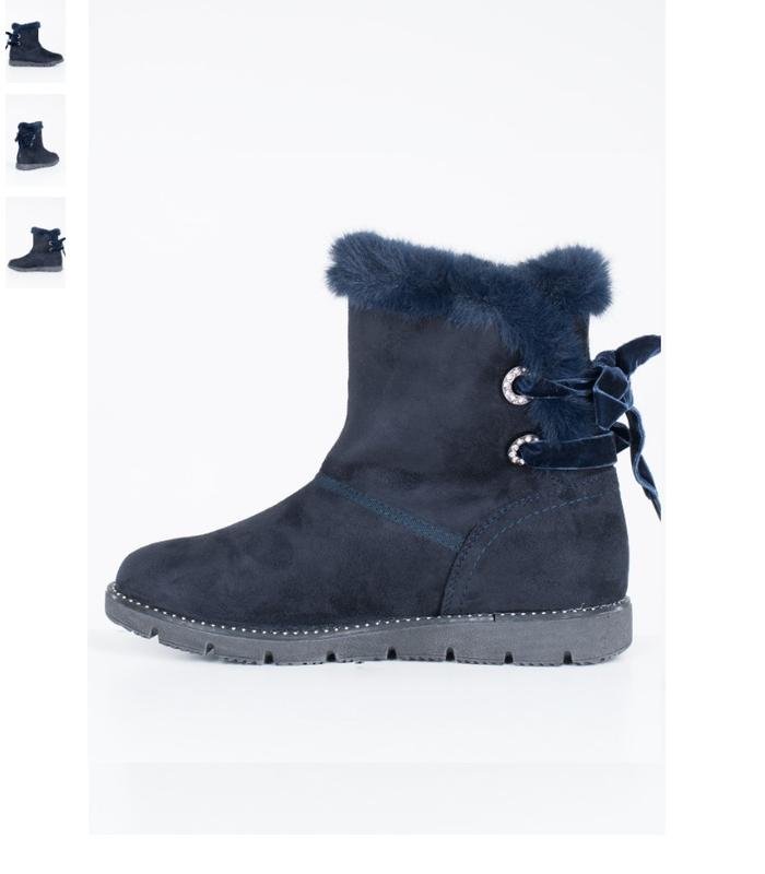 Damen Tom Tailor Stiefel Marineblau Wildleder 39