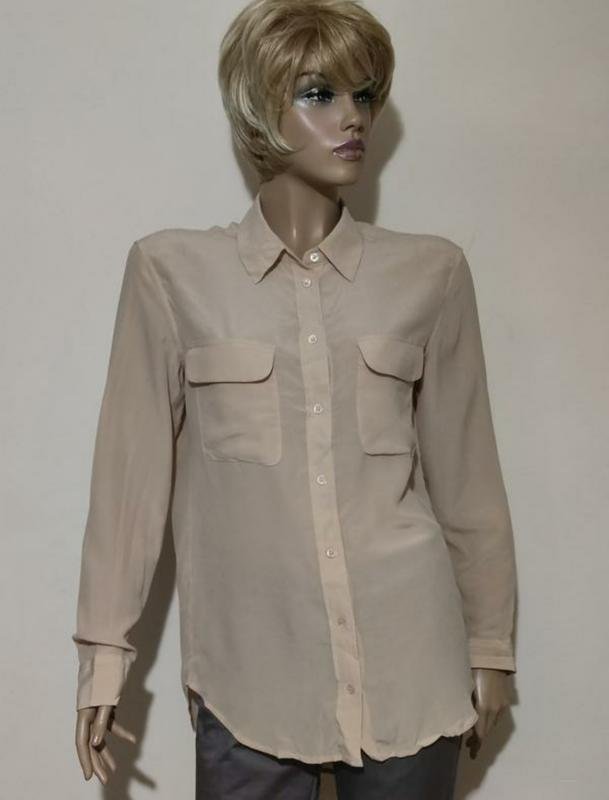 Donna Equipment Camicia Beige Seta 38 / M / 46
