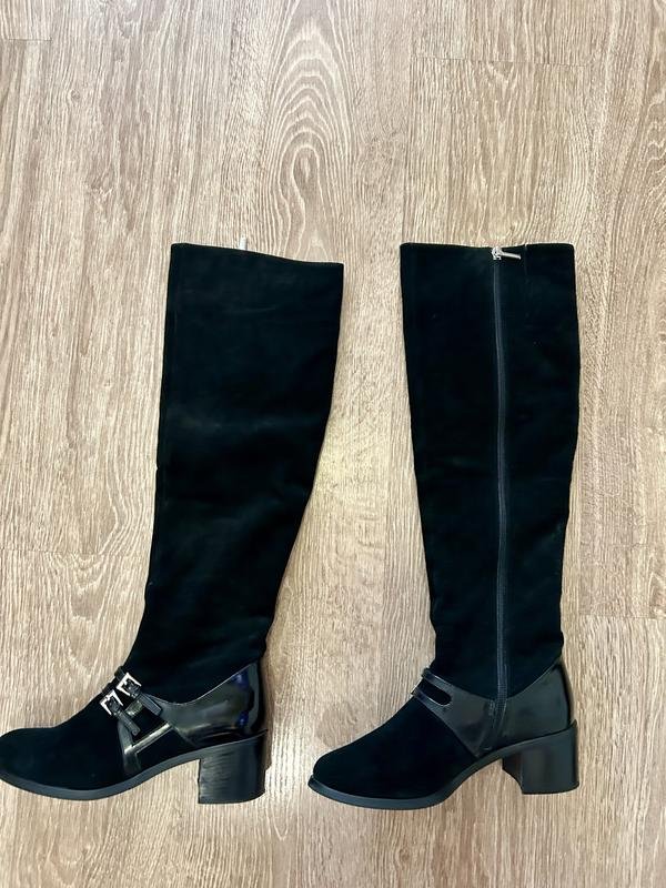 Women Stefano Lompas Boots Black Suede 37