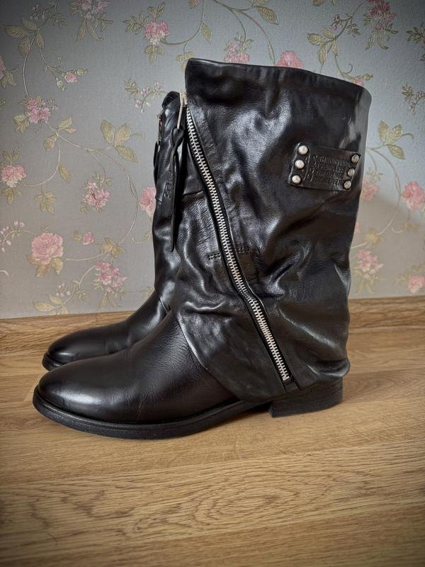 Damen A.S. 98 Stiefel Schwarz Leder 41