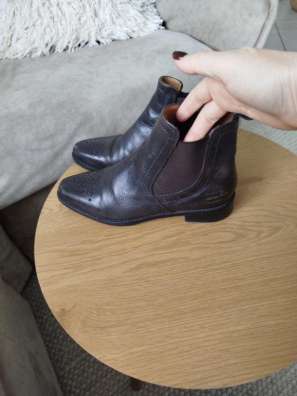 Women Melvin and Hamilton Boots Black Leather 37